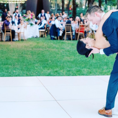 "Modern" Pure White Dance Floor Panels