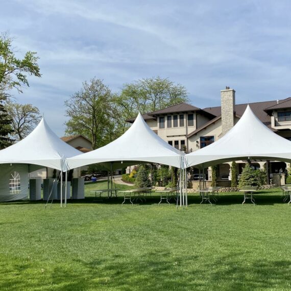 20x80 High Peak Tent (1 20x40, 2 20x20's)