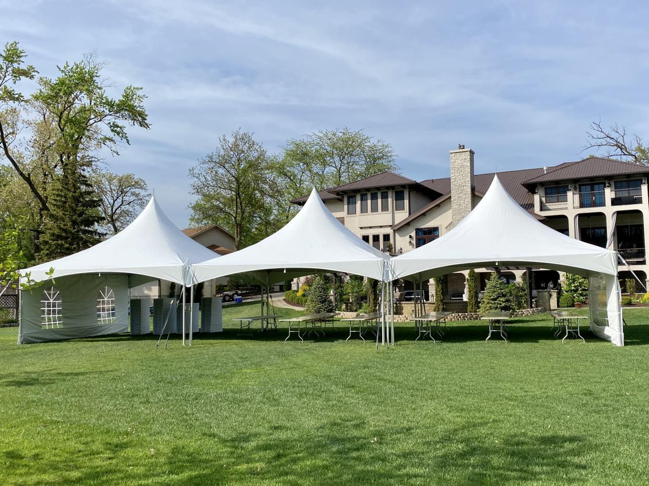 20×60 High Peak Tent (3 20×20’s)