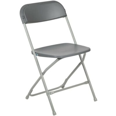 Charcoal Gray Folding Chairs