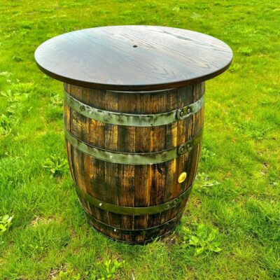 Whiskey Barrel Pub Table