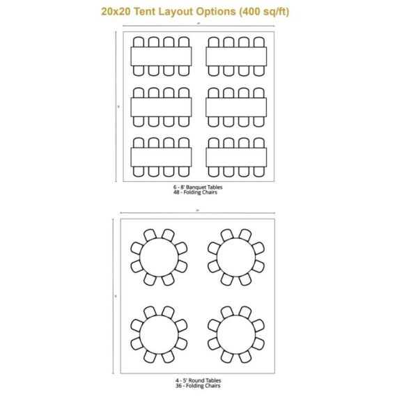 20x20 Frame Tent
