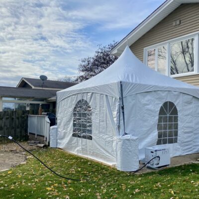 15x15 high peak tent