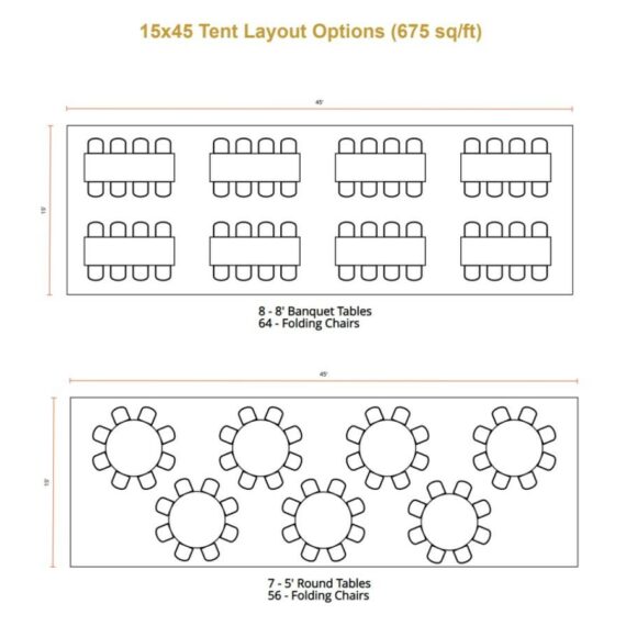 15x45 High Peak Tent