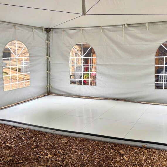 "Modern" Pure White Dance Floor Panels